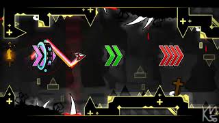 Geometry Dash - Shrill Hallway by Nico99 (Medium Demon) (Gauntlet) Complete + 3 Coins (Live)