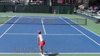 Yasmin Schnack (UCLA) vs Hilary Barte (Stanford), April 2010
