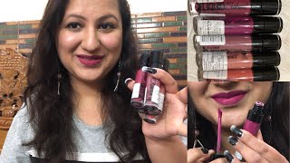 Wet N Wild Catsuit Liquid Lipstick Lip Swatches/ Honest Review