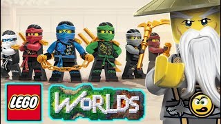 LEGO Worlds - Personagens do Ninjago - Caraca Games [ LIVE ]