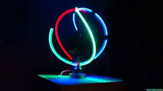 Spinning RGB LED Light Ball