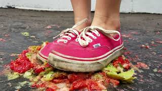Bright Red Vans & Bright Red Stawberries