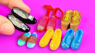 9 DIY Miniature Barbie Shoes and Boots ~ ZAPATOS