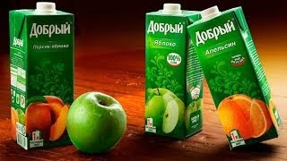 Как правильно наливать Сок Добрый