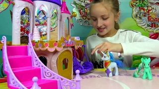 Свадебный замок Пони распаковка 2 часть детский канал Леночки lena for kids online game toys