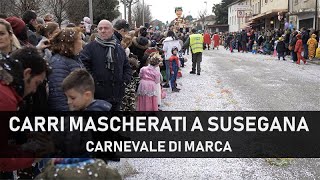 Susegana, successo per la sfilata dei Carnevali di Marca, e per la prima volta anche a Carbonera