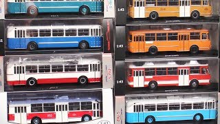 Модели автобусов, троллейбусов и трамваев: ClassicBus. SSM. Dip Models, Ultra. Schuco