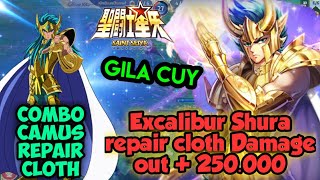 Shura Repair Cloth Line Up - Combo with Ice Man Saint Seiya Awakening