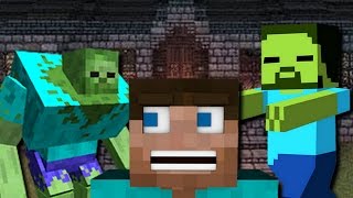 MINECRAFT SURVIE : DES ZOMBIES TROLL ET S'INVITENT CHEZ MOI #4