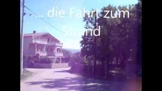 Fahrt vom Ferienaus zum Strand "DUNAT"