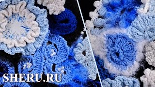Crochet Freeform Урок 1 часть 1 из 2 Вязание крючком