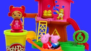 TEAM UMIZOOMI Mighty Matching Treehouse Play-Doh Learn Numbers Shapes