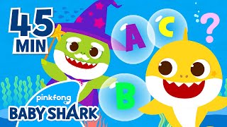 Best Baby Shark ABC 123 Songs | +Compilation | Baby Shark Sing Along 