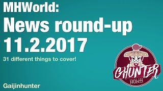 Monster Hunter World: News Roundup [Nov. 2]