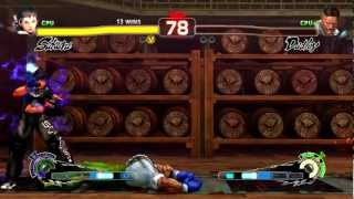 Denjin Sakura - with Daigobot AI Super Street Fighter IV Arcade Edition v2012 Mod Showcase (PC) HD