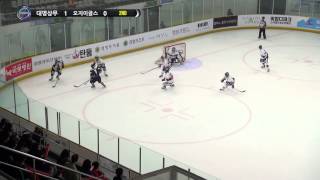 FULL GAME | Daemyung Sangmu 4 - 2 Oji Eagles | 2014. 9. 28 | 2014-2015 Asia League Ice Hockey