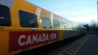 VIA 87 AND 88 Arriving and Departing In Stratford April 02 2017