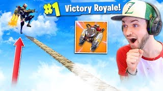Using JETPACK at *MAX* HEIGHT - WHAT HAPPENS? (Fortnite: Battle Royale)