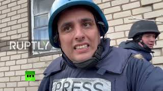 Ukraine: RT's filming crew appears under shelling in Donbas *PARTNER CONTENT*