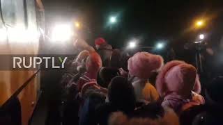Ukraine: Children evacuated from Donetsk orphanages and boarding schools