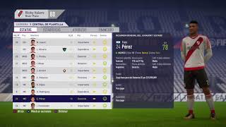 FIFA 18 - RIVER PLATE CARAS / PLAYER FACES Y PLAYER RATINGS