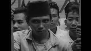 Massa PKI Demontrasi anti Amerika awal thn 1965 di Jakarta