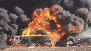 top Fire Truck Rescue Vehicle and burning of cars