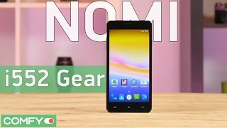 Nomi i552 Gear  - бюджетный фаблет с 8-миядерным процессором - Видео демонстрация