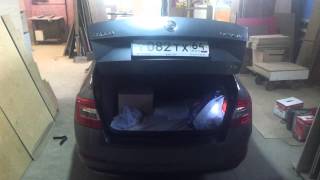 Автоматическое открытие крышки багажника Skoda Octavia A7