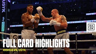 FULL CARD HIGHLIGHTS | Anthony Joshua vs. Oleksandr Usyk