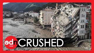 Turkey Floods: Death Toll SOARS as Towers Crumble