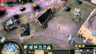 Company of heroes (COH) Relic (Internet RT battle fight) 2 vs 2 (dream ally)