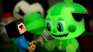 ФНАФ СВЕТЯТСЯ в ТЕМНОТЕ и Лего НУБик Анимация Майнкрафт - LEGO FNAF Minecraft