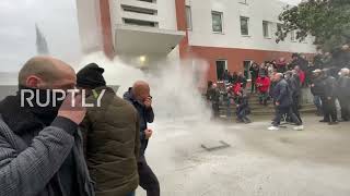 Albania: Protesters raid Democratic Party offices in Tirana
