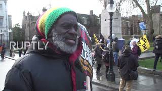 UK: Londoners rally in front of Parliament against nationality bill
