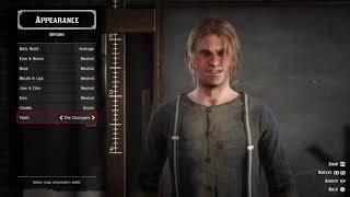 RDR2 - Head#1 Male (Homesteader) Character Creation Guide
