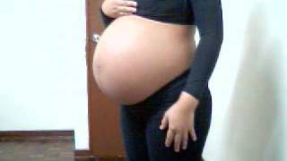 38 weeks Pregnant Belly