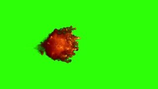 Футаж огненной вспышки (1) в Cinema 4D