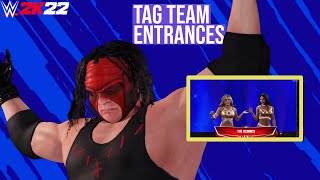 WWE 2K22 ALL Tag Team Entrances
