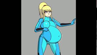 Samus Belly Expansion Animation