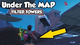 (NEW) How To *GLITCH* Under TILTED TOWERS! (Fortnite)