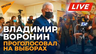 Лидер молдавских коммунистов Владимир Воронин голосует на выборах в парламент 2021