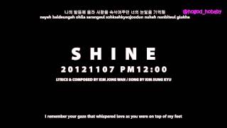 [ENG ROM HAN] Kim Sunggyu (김성규) [INFINITE (인피니트)] - Shine
