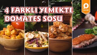 4 Farklı Yemekte Domates Sosu Tarifi - Onedio Yemek - Tek Malzeme Çok Tarif