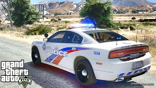 GTA 5 MODS LSPDFR 861 - CHARGER PATROL!!! (GTA 5 REAL LIFE PC MOD)