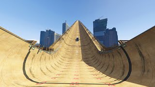 WORLD'S BIGGEST MODDED RAMP! (GTA 5 Mods Funny Moments)