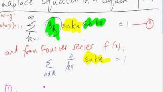 Laplace Equation Square