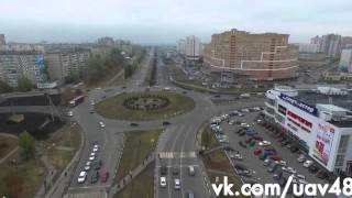 Липецк ул. Катукова - аэросъёмка, функция "follow me"