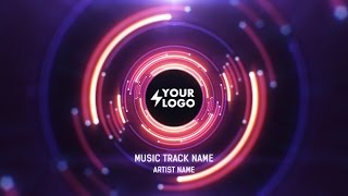 Audio React Tunnel Music Visualizer (After Effects Template)