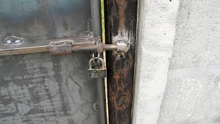Как самому сделать мощные гаражные шпингалеты
